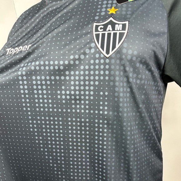 CAMISA TOPPER Clube ATLÉTICO MINEIRO 2018 GALO AQUECIMENTO PRETA MENS XL - Picture 7 of 15